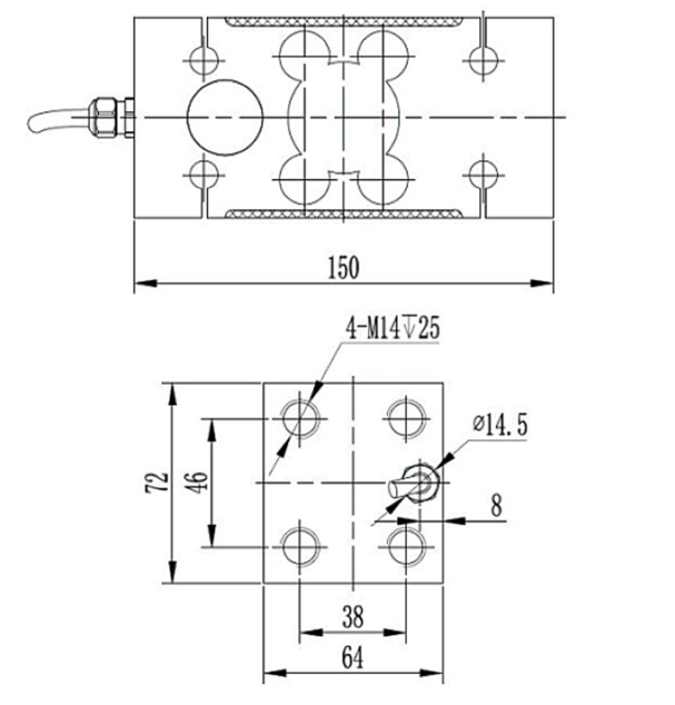WL-121 – Stainless Steel Bending Beam Load Cell 1